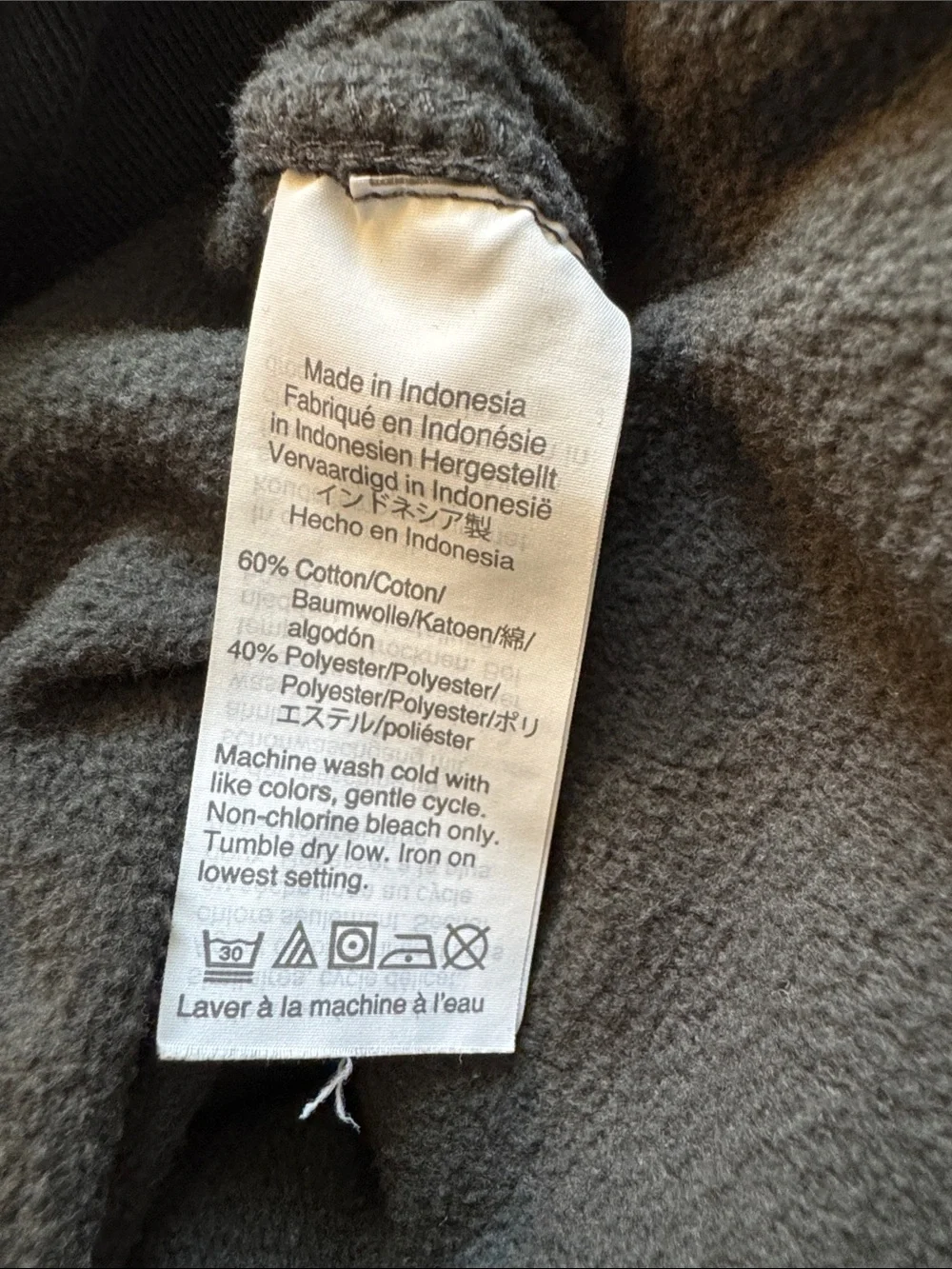 J. Crew Charcoal Gray Drawstring Authentic Fleece Sweatpants